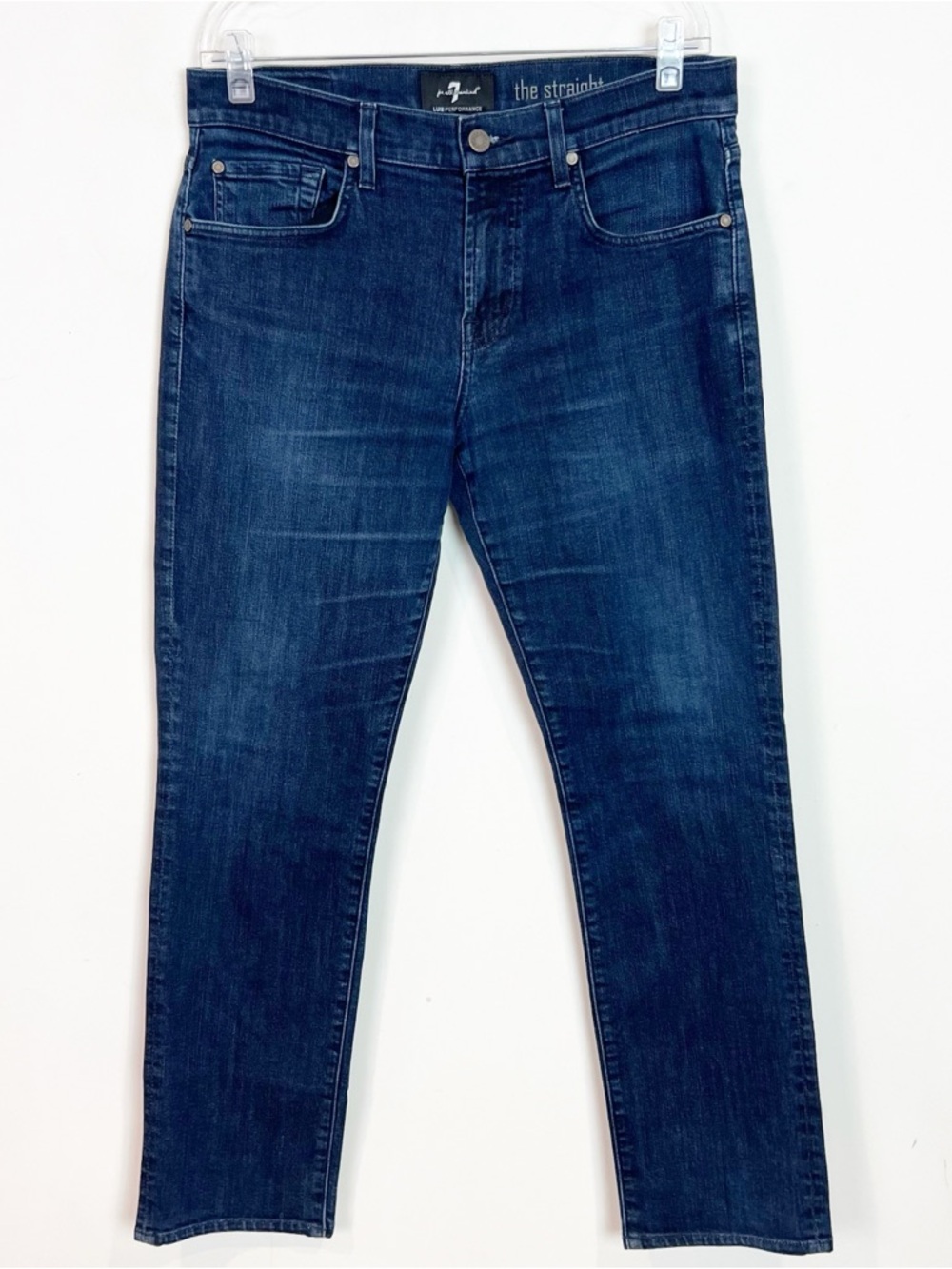 7 FOR ALL MANKIND THE STRAIGHT JEANS MENS SZ 33